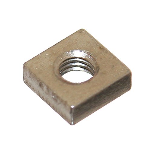 10x Mini 4-Kant Mutter M6 für Nut Modellbau Muttern Vierkantmutter Einlegemutter Nutenstein Kulissensteine Neu Joy-Button (M6) von Joy-Button