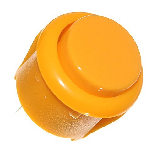 1x 27mm Taster Gehäuse mit Microswitch Rund Einbau Button Game Slotmachine Neu Reparatur Farbwahl Joy-Button (Gelb) von Joy-Button
