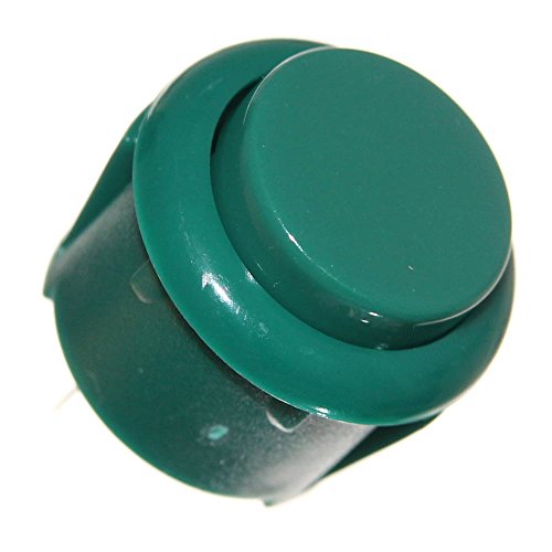 1x 27mm Taster Gehäuse mit Microswitch Rund Einbau Button Game Slotmachine Reparatur Farbwahl Neu Joy-Button (Grün) von Joy-Button