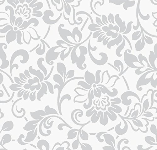 Klebefolie Heritage Silber - Möbelfolie Silbergrau - 45 cm x 200 cm Barock Klebefolie Heritage Silber - Möbelfolie Silbergrau - 45 cm x 200 cm Barock von Joy Fix