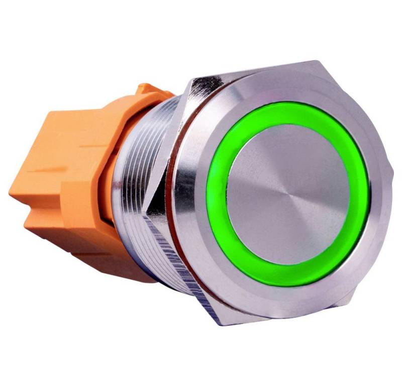 Joy-it Schalter Joy-it Button22A-M-GR Button22A-M-GR Tastschalter 250 V/AC 3 A 1 x Aus (Button22A-M-GR) von Joy-It