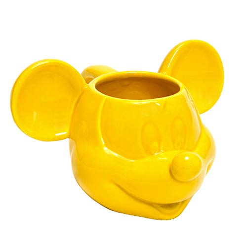 Joy Toy 62125 Disney Mickey Mouse 3D Keramiktasse Gelb 13,5X12X8,5 Cm von Joytoy