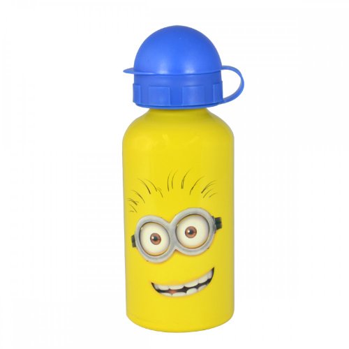 Joy Toy 72001 - Minions Alu-Trinkflasche, 400 ml, 6.5 x 6.5 x 17 cm von Joytoy