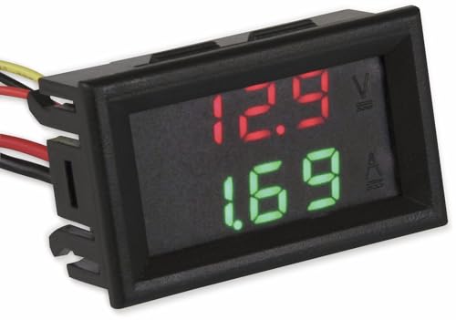 Joy-IT com-vam10010 VAM10010 Digitales Einbaumessgeraet Spannungs-/ Strommessgeraet 0 bis 99V / 0 bis 9.99A von Joy-it