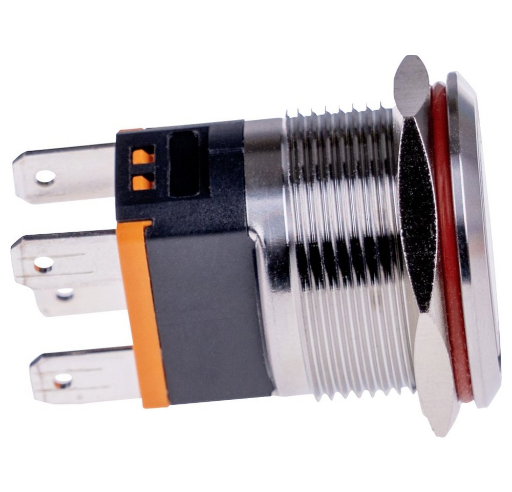 Joy-it Schalter Joy-it BUTTON22C-M-GR BUTTON22C-M-GR Tastschalter 250 V/AC 15 A 1 x Ei (BUTTON22C-M-GR) von Joy-it