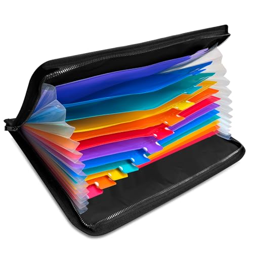 Feuerfeste Dokumententasche A4 Feuerfeste Geldtasche Banktasche, Dokumentenmappe Feuerfest und Wasserdicht mit Reißverschluss, Tresor Feuerfest Für Geld Passport Bankdatei und Bargeld (36 x 28 cm) von Joy & Inspiration