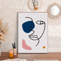 Abstraktes Gesicht Malen Nach Zahlen Kit Diy Ölgemälde Auf Leinwand Abstraktes Gesicht Malen Nach Zahlen Kit Diy Ölgemälde Auf Leinwand von JoyBoutiqueArt