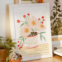 Floral Malen Nach Zahlen - Rosa Blume Kit Erwachsene | Diy Ölgemälde Home Decor -Weihnachtsgeschenk von JoyBoutiqueArt