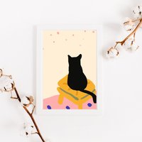 Katze Malen Nach Zahlen - Kit Erwachsene | Diy Ölgemälde Handgemachte Wanddekoration -Weihnachtsgeschenk von JoyBoutiqueArt