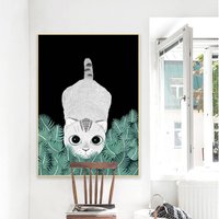 Katze Malen Nach Zahlen - Kit Erwachsene | Diy Ölgemälde Home Decor von JoyBoutiqueArt