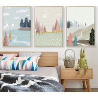 Mountain View Malen Nach Zahlen - Kit Erwachsene | Diy Ölgemälde Wanddeko -Weihnachtsgeschenk von JoyBoutiqueArt