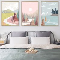 Mountain View Malen Nach Zahlen - Kit Erwachsene | Diy Ölgemälde Wanddeko -Weihnachtsgeschenk von JoyBoutiqueArt