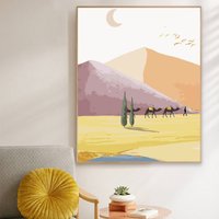 Moutain Malen Nach Zahlen - Kit Erwachsene | Diy Ölgemälde Handgemachte Wanddekoration -Weihnachtsgeschenk von JoyBoutiqueArt