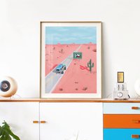 Roadtrip Urlaub Malen Nach Zahlen - Kit Erwachsene | Diy Ölgemälde Wanddeko -Weihnachtsgeschenk von JoyBoutiqueArt