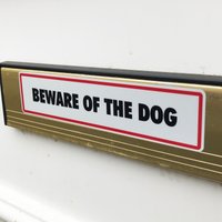 Achtung Dog Reflective/Glanz Sticker Achtung Dog Reflective/Glanz Sticker von JoyBoxPrinting