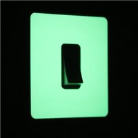Rechteckig Glow in The Dark Light Switch Surround Sticker - Peel & Stick von JoyBoxPrinting