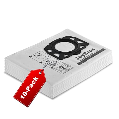 JoyBros 10 Stück KFI 357 Staubsaugerbeutel für Kärcher WD3s WD 3 V-17/4/20 2.863-314.0 wd2 Plus kwd 3 KWD1-2 SE 4001 Plus Vliesfilterbeutel von JoyBros