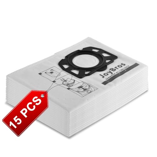 JoyBros 15 Stück Staubsaugerbeutel für Kärcher WD 3 S WD 3 V-17/4/20 KFI 357 2.863-314.0 WD 2 Plus KWD 3V KWD1-2 SE4001 SE4002 Vliesfilterbeutel JoyBros 15 Stück Staubsaugerbeutel für Kärcher WD 3 S WD 3 V-17/4/20 KFI 357 2.863-314.0 WD 2 Plus KWD 3V KWD1-2 SE4001 SE4002 Vliesfilterbeutel von JoyBros