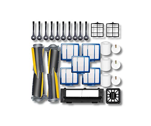 JoyBros Big-Kit Ersatzteil-Zubehör, kompatibel mit Shark IQ R101AE RV1001AE AV912S AV1002AE RV100AE UR1000SR Seiten-/Kehrbürstenfilter Haupt/Roller/Abdeckung/selbstreinigender Basisfilter, 24 Stück JoyBros Big-Kit Ersatzteil-Zubehör, kompatibel mit Shark IQ R101AE RV1001AE AV912S AV1002AE RV100AE UR1000SR Seiten-/Kehrbürstenfilter Haupt/Roller/Abdeckung/selbstreinigender Basisfilter, 24 Stück von JoyBros