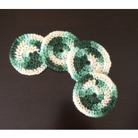 Kleine Runde Häkeln Untersetzer - Handgefertigt von JoyPeaceCreations