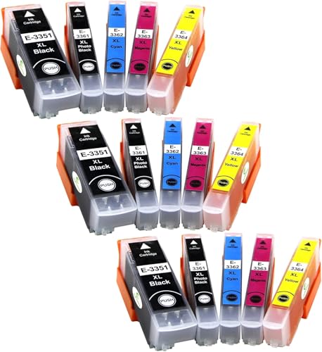 JoyPrinting 33XL Druckerpatronen Kompatibel für Epson 33 XL Patronen für Expression Premium XP-530 XP-630 XP-635 XP-830 XP-540 XP-640 XP-645 XP-900 XP-7100 von JoyPrinting