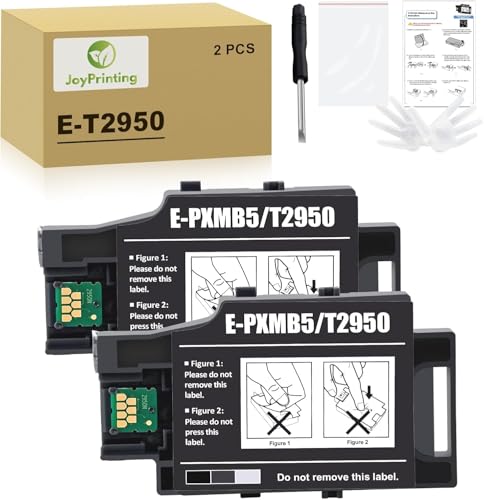 JoyPrinting T2950 Wartungsbox kompatibel für Epson C13T295000 Maintenance Box Schwarz für Workforce WF-110 WF‑110W von JoyPrinting