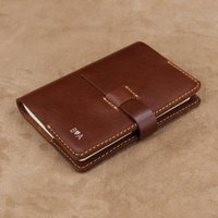 Nachfüllbares A6 Notebook Leder Journal Hobonichi Moleskine Freies Geschenk Personalisiertes Notizbuch Klappenverschluss von JoyToken