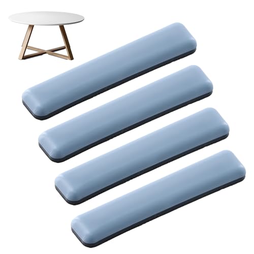 4 Stück Teflongleiter Selbstklebend, 75 x 15 mm Möbelgleiter Teflon, Teflongleiter, Stuhlgleiter, Selbstklebende Möbelschieber, PTFE Gleitoberfläche, für Schwerer Möbel von Joyan