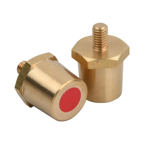Joyan 2 Stück M6 Batteriepoladapter, Batteriepolklemmen, Messing-batteriepoladapter Paar für Lithium-Autobatterien von Joyan