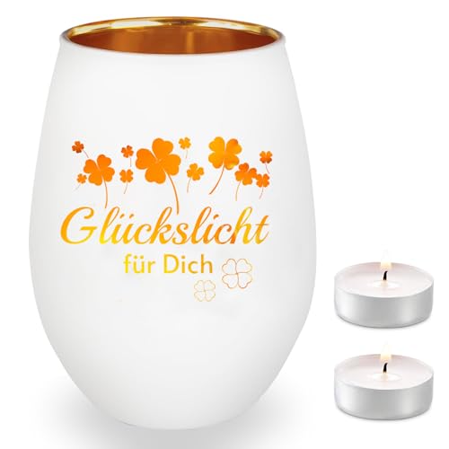 Joycabin Teelichthalter Geschenk, Graviertes Windlicht mit Aufschrift Glückslicht Geschenkidee, Kollegin Dankeschön Geschenke, Glückslicht Teelicht für Frauen Geburtstag Weihnachten Joycabin Teelichthalter Geschenk, Graviertes Windlicht mit Aufschrift Glückslicht Geschenkidee, Kollegin Dankeschön Geschenke, Glückslicht Teelicht für Frauen Geburtstag Weihnachten von Joycabin