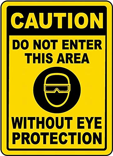 Joycenie Blechschild, Aluminiumschild, Aufschrift "Caution Not Enter This Area", Wanddekoration, 30,5 x 20,3 cm Joycenie Blechschild, Aluminiumschild, Aufschrift "Caution Not Enter This Area", Wanddekoration, 30,5 x 20,3 cm von Joycenie