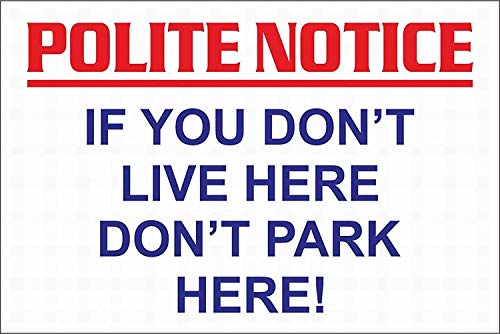 Joycenie Blechschild aus Aluminium, mit Warnhinweis, 20,3 x 30,5 cm 8x12 INCH J377 Joycenie Blechschild aus Aluminium, mit Warnhinweis, 20,3 x 30,5 cm 8x12 INCH J377 von Joycenie