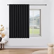 Joydeco Blickdichte Vorhänge mit Schlaufen Gardinen 1er Set,Verdunkelungsvorhang Schwarz Thermovorhang Hitzeschutz, Schlaufenschal für Schlafzimmer Wohnzimmer Joydeco Blickdichte Vorhänge mit Schlaufen Gardinen 1er Set,Verdunkelungsvorhang Schwarz Thermovorhang Hitzeschutz, Schlaufenschal für Schlafzimmer Wohnzimmer von Joydeco