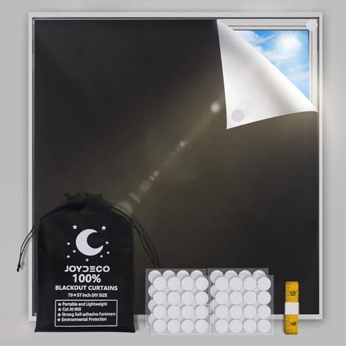 Joydeco 300x145cm Fenster Verdunkelung Vorhang Blickdicht 100% Blackout Verdunklungsstoff Tragbare Plissee Ohne Bohren Sonnenschutz für Dachfenster Joydeco 300x145cm Fenster Verdunkelung Vorhang Blickdicht 100% Blackout Verdunklungsstoff Tragbare Plissee Ohne Bohren Sonnenschutz für Dachfenster von Joydeco