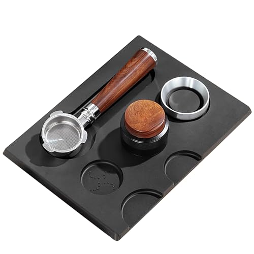 Joyeee Espresso-Tamping-Matte, große Tamping-Matte mit Eckkante, rutschfeste Espresso-Silikonmatte für Baristas Werkzeugbedarf, Kaffee- und Espressomaschinenteile & Zubehör, Schwarz, 32 x 24,1 cm Joyeee Espresso-Tamping-Matte, große Tamping-Matte mit Eckkante, rutschfeste Espresso-Silikonmatte für Baristas Werkzeugbedarf, Kaffee- und Espressomaschinenteile & Zubehör, Schwarz, 32 x 24,1 cm von Joyeee