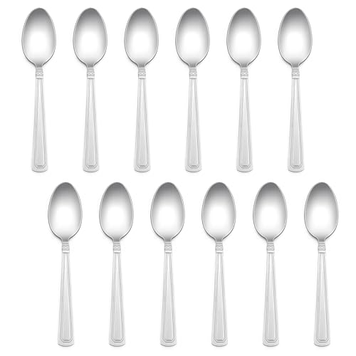 Joyfair Kaffeelöffel, Teelöffel Dessertlöffel 12er Set, 13,5cm Edelstahl Espressolöffel Kleine Löffel für Haushalte, Restaurants, Kantinen, Glatte Kanten & Elegante Linien, Spülmaschinenfest Joyfair Kaffeelöffel, Teelöffel Dessertlöffel 12er Set, 13,5cm Edelstahl Espressolöffel Kleine Löffel für Haushalte, Restaurants, Kantinen, Glatte Kanten & Elegante Linien, Spülmaschinenfest von Joyfair