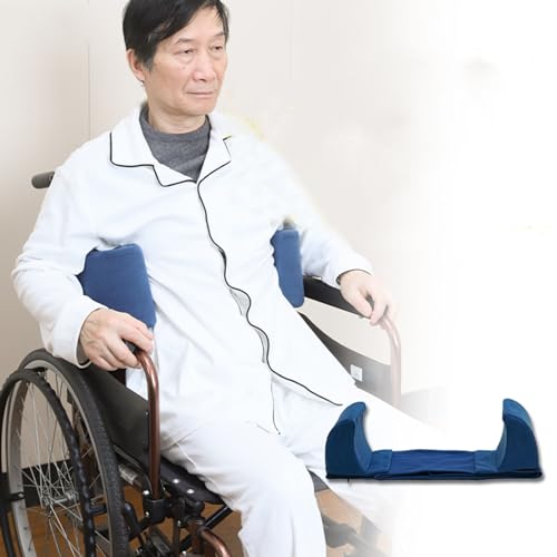 Joyfitness Seitliche Körperstütze, seitliche Stütze für Rollstuhl-Seitenschutz, Armlehnenkissen,seitliches Stützkissen, seitliche Stütze mit verstellbaren Seitenteilen für Rollstühle von Joyfitness