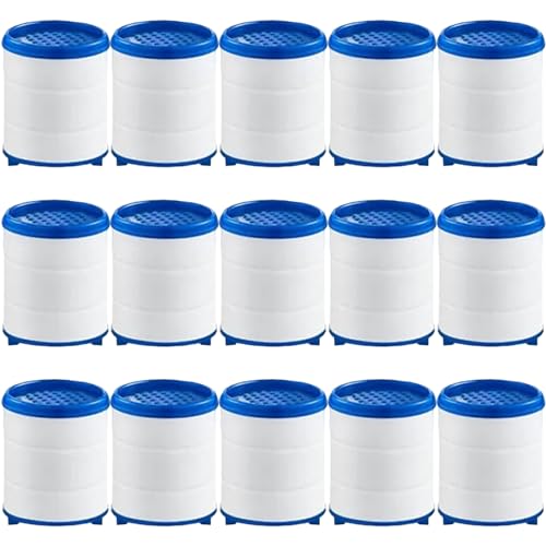 15pcs Duschfilterpatrone, Anti-Blocking-PP-Baumwollfilterersatz, praktischer Mehrzweck-Wasserhahnstab für die meisten Duschkopfzubehör 15pcs Duschfilterpatrone, Anti-Blocking-PP-Baumwollfilterersatz, praktischer Mehrzweck-Wasserhahnstab für die meisten Duschkopfzubehör von Joygoodta