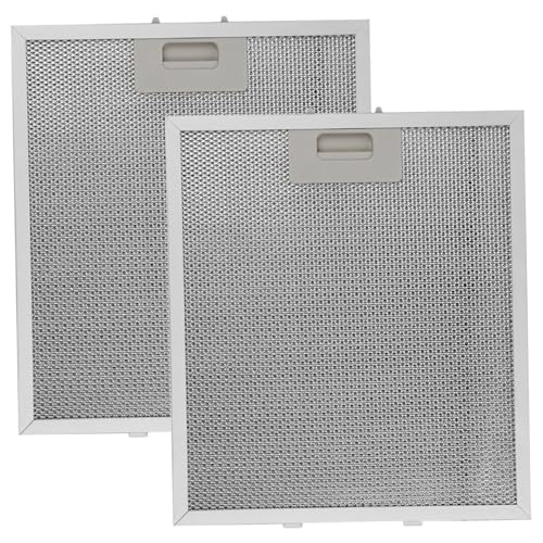 2pcs Range Hood-Filter, mehrschichtige Aluminium-Maschendockenfettfilter mit Verschlusswärme-resistenter Waschküchenzubehör Fett von Joygoodta