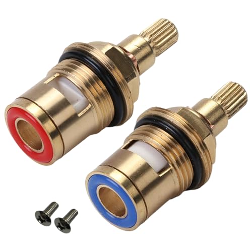 2pcs Wasserhahnpatrone Ersatz, praktische Wasserhahn -Teile Tippventilersatz für Duschbad -Wasserhähne mit Unterlegscheiben, Tap -Drüsen -Dichtungen Reparaturkit 2pcs Wasserhahnpatrone Ersatz, praktische Wasserhahn -Teile Tippventilersatz für Duschbad -Wasserhähne mit Unterlegscheiben, Tap -Drüsen -Dichtungen Reparaturkit von Joygoodta