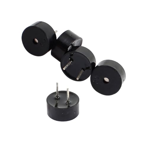 3 V 5 V 2 Pin Active Summer Alarm Lautsprecher Elektromagnetische kontinuierliche Beep -Active Piezo -Summers für Computer Drucker Elektronische Komponenten 5pcs Schwarzer kontinuierlicher Piep -Summ von Joygoodta
