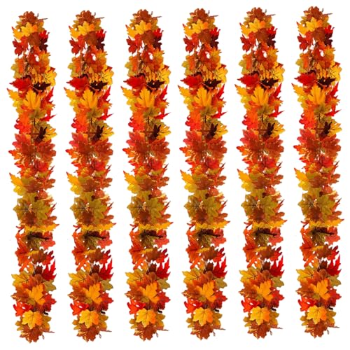 6pcs Herbstblatt Girland von Joygoodta