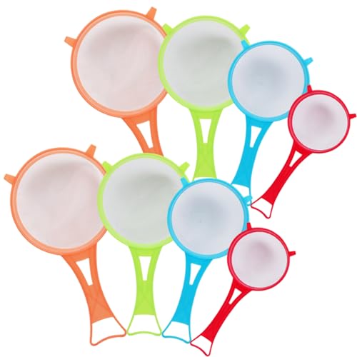8pcs Kunststoffsieb, Handheld Fine Mesh kleines Sieb, funktional und leicht, glatte Oberflächenhygiene und leicht zu reinigen, für Gemüse, Mehl, Farbe zufälliger Kunststoff 8pcs Kunststoffsieb, Handheld Fine Mesh kleines Sieb, funktional und leicht, glatte Oberflächenhygiene und leicht zu reinigen, für Gemüse, Mehl, Farbe zufälliger Kunststoff von Joygoodta