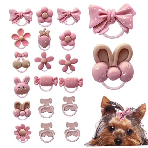 Joygoodta 20pcs Hundehaarbögen mit Gummibändern, niedliche Cartoon -Mischung Stil Welpe für kleine Hunde Mädchen Hair Accessoires Hund Hund Joygoodta 20pcs Hundehaarbögen mit Gummibändern, niedliche Cartoon -Mischung Stil Welpe für kleine Hunde Mädchen Hair Accessoires Hund Hund von Joygoodta