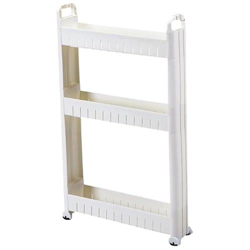 Joygoodta 3 -Tier -Rollwagen 3.5 Breiter schlanker Lagerwagen mit Griffen Mobiler Speicherregale mit Rädern für Heimküchenbadezimmer Büro dreistufig Rolling Joygoodta 3 -Tier -Rollwagen 3.5 Breiter schlanker Lagerwagen mit Griffen Mobiler Speicherregale mit Rädern für Heimküchenbadezimmer Büro dreistufig Rolling von Joygoodta