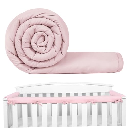 Joygoodta Crib -Schienendeckel für Zahnen, 3pcs/Set Soft Microfaser Crib Rail Polsterding, Kantenschutzstreifen zum Schutz der Babyzähne Joygoodta Crib -Schienendeckel für Zahnen, 3pcs/Set Soft Microfaser Crib Rail Polsterding, Kantenschutzstreifen zum Schutz der Babyzähne von Joygoodta