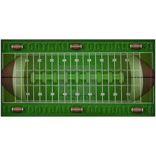 Joygoodta Fußballteppiche für Jungen Schlafzimmer 23.6x47.2 schmutzresistente Fußball-Feld Teppich Verdickte Teenager Sportthema-Matte für Heimspielraum, Style 1 Field Teppich Joygoodta Fußballteppiche für Jungen Schlafzimmer 23.6x47.2 schmutzresistente Fußball-Feld Teppich Verdickte Teenager Sportthema-Matte für Heimspielraum, Style 1 Field Teppich von Joygoodta