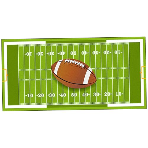 Joygoodta Fußballteppiche für Jungen Schlafzimmer 23.6x47.2 schmutzresistente Fußball-Feld Teppich Verdickte Teenager Sportthema-Matte für Heimspielraum, Style 2 Field Teppich Joygoodta Fußballteppiche für Jungen Schlafzimmer 23.6x47.2 schmutzresistente Fußball-Feld Teppich Verdickte Teenager Sportthema-Matte für Heimspielraum, Style 2 Field Teppich von Joygoodta