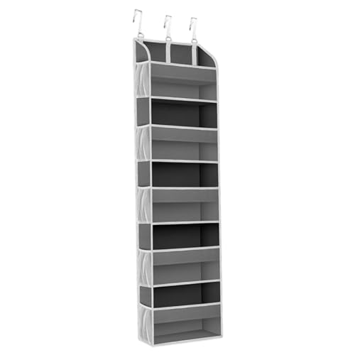 Joygoodta Über dem Türspeicher 5-Tier-Kappenhalter mit 10-Mesh-Seitentaschen und klarem Fenster hinter der Türaufbewahrung mit 3 Haken für Kleiderschrankwand über Joygoodta Über dem Türspeicher 5-Tier-Kappenhalter mit 10-Mesh-Seitentaschen und klarem Fenster hinter der Türaufbewahrung mit 3 Haken für Kleiderschrankwand über von Joygoodta
