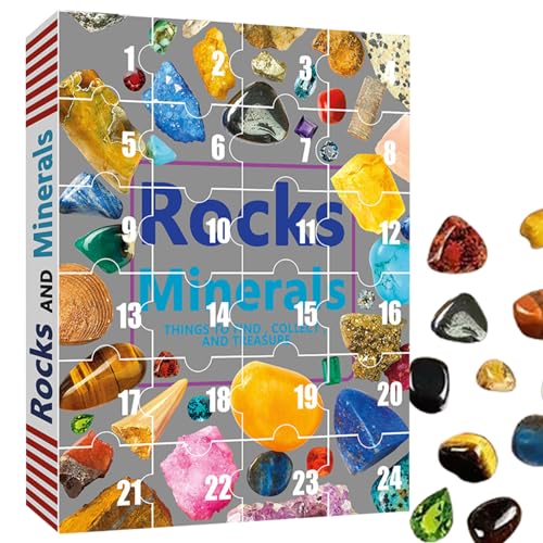 Kids Advent Calendar 2023 mit 24 Rocksteinen und Mineralien Weihnachten Countdown -Kalender Weihnachtskinder für Mädchen Jungen Erkundung von Lernab Advent 2023 Kids Advent Calendar 2023 mit 24 Rocksteinen und Mineralien Weihnachten Countdown -Kalender Weihnachtskinder für Mädchen Jungen Erkundung von Lernab Advent 2023 von Joygoodta